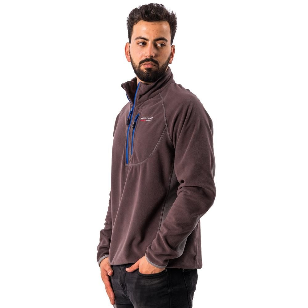 FreeCamp Man Half Zipper Fleece Polar-ANTRASİT