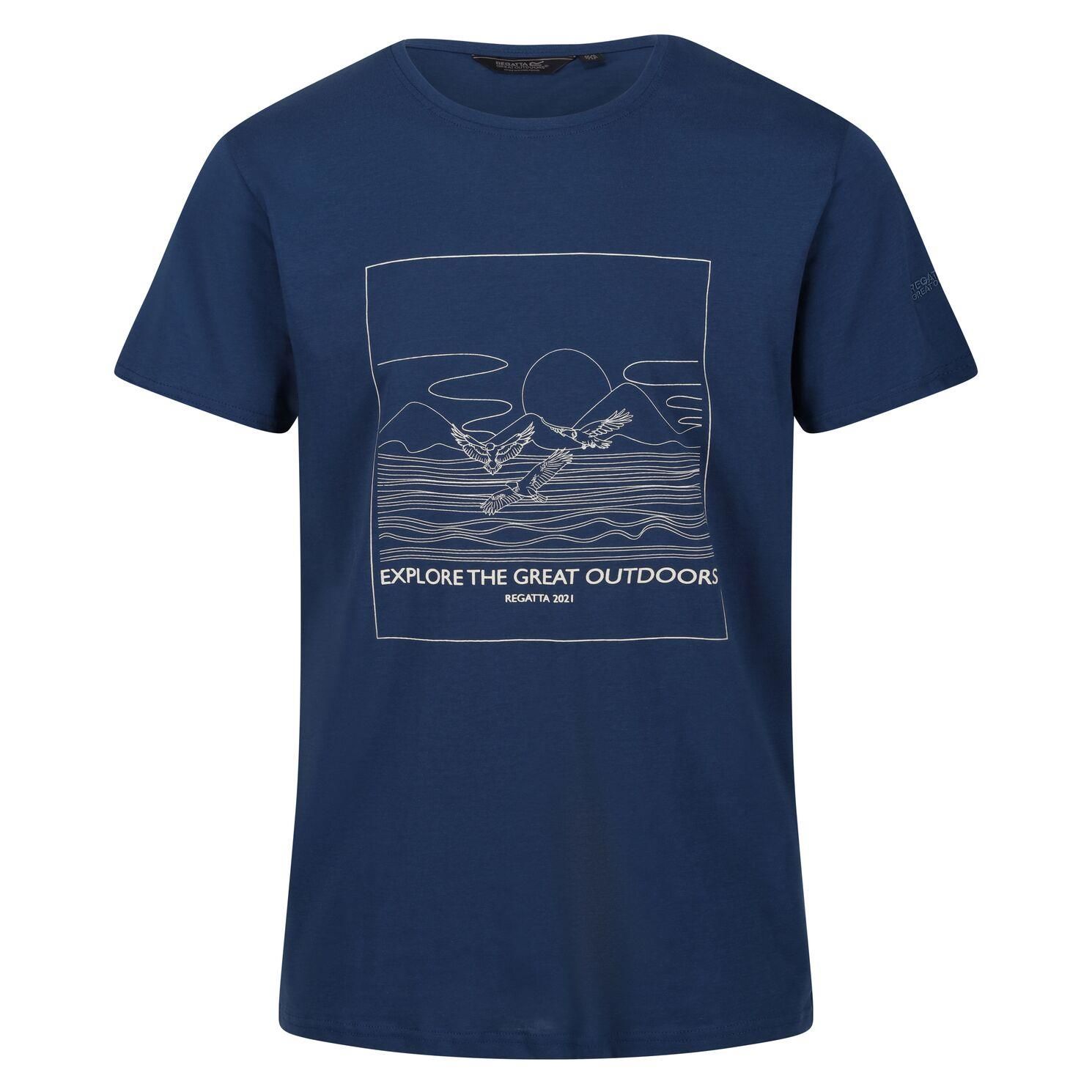 Regatta Cline VII Erkek T-Shirt-MAVİ