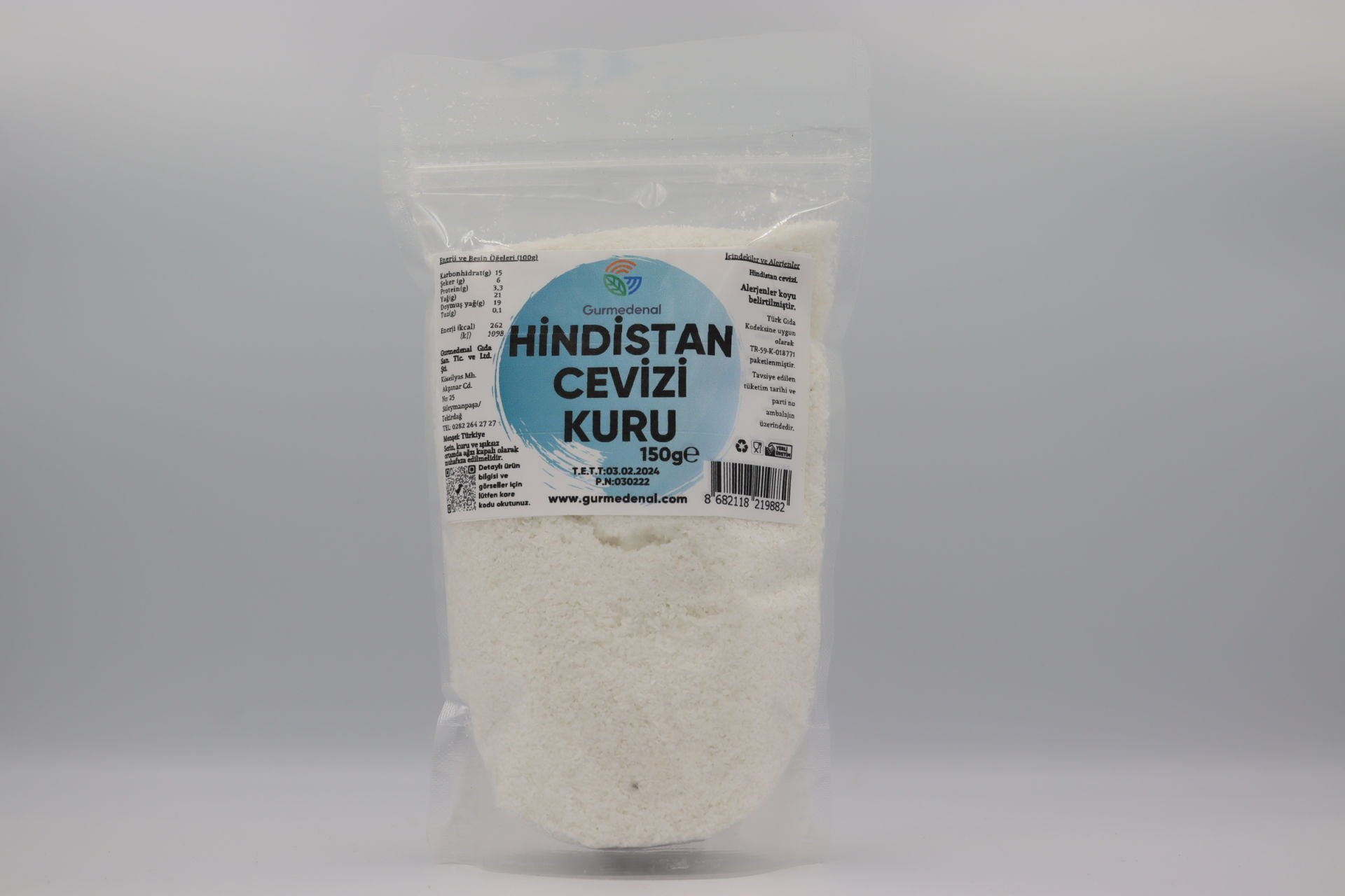 Hindistan Cevizi Kuru 150g