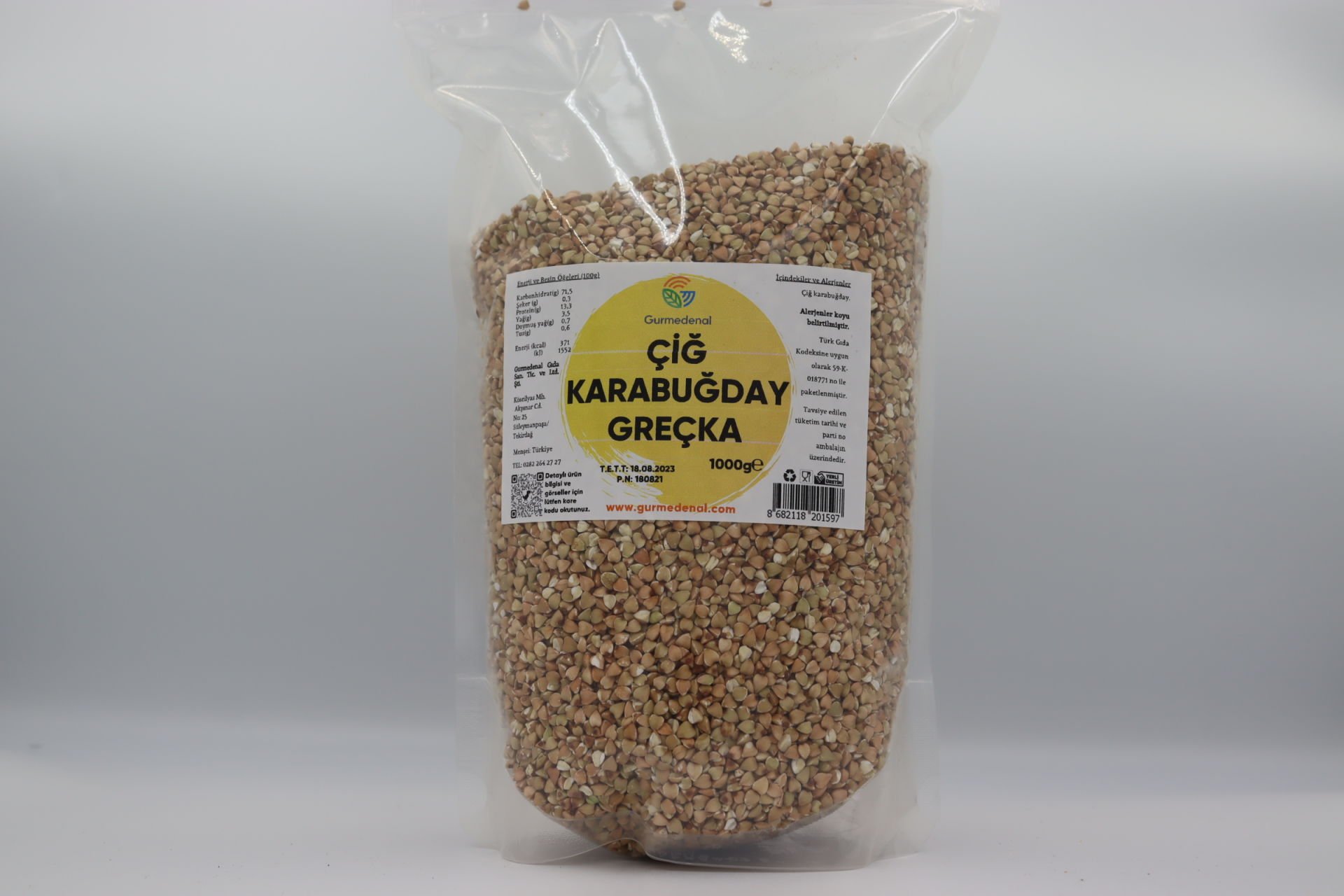 Çiğ Karabuğday (Kavrulmamış Greçka) 1000g