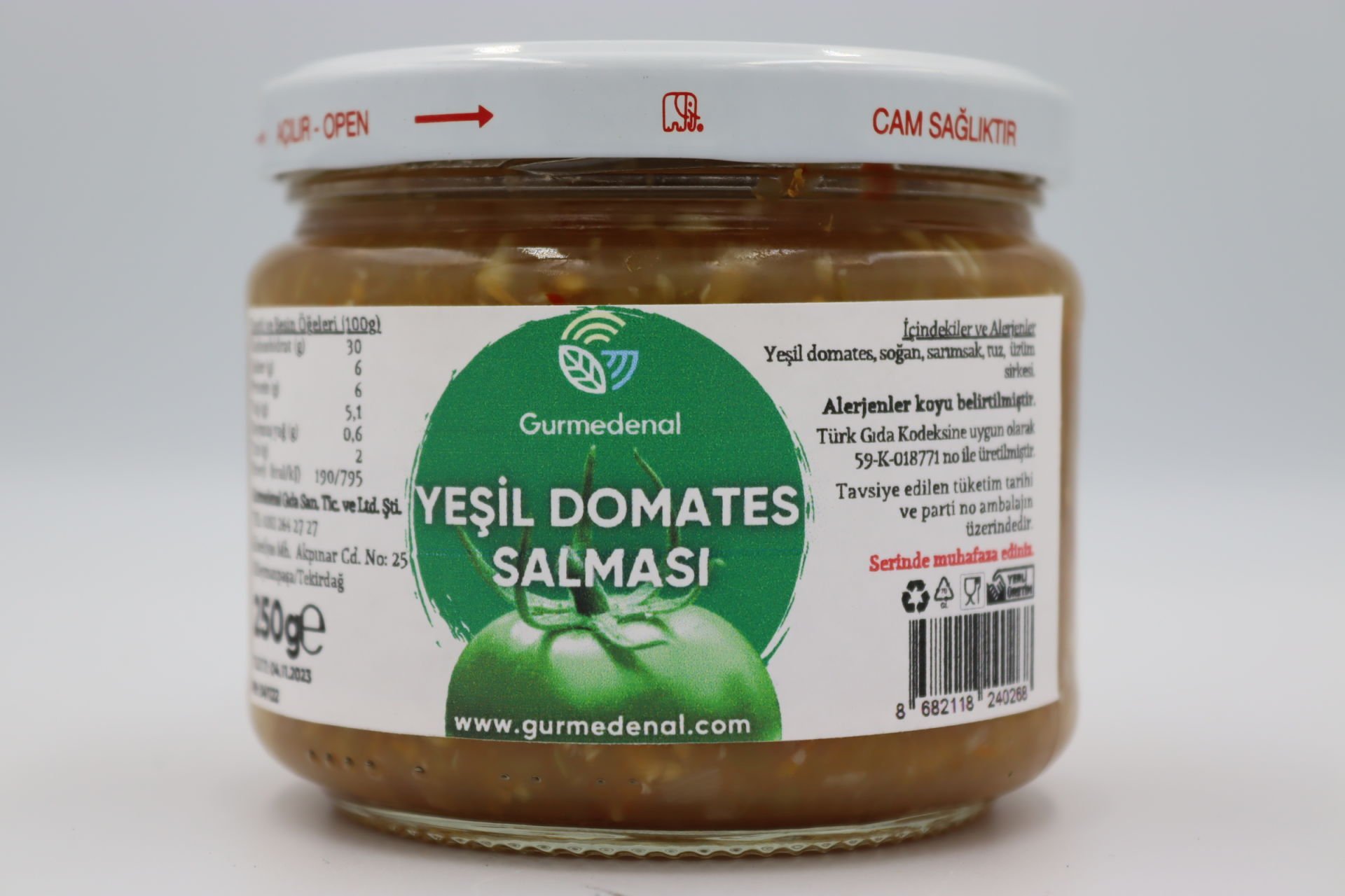 Yeşil Domates Salması 250g