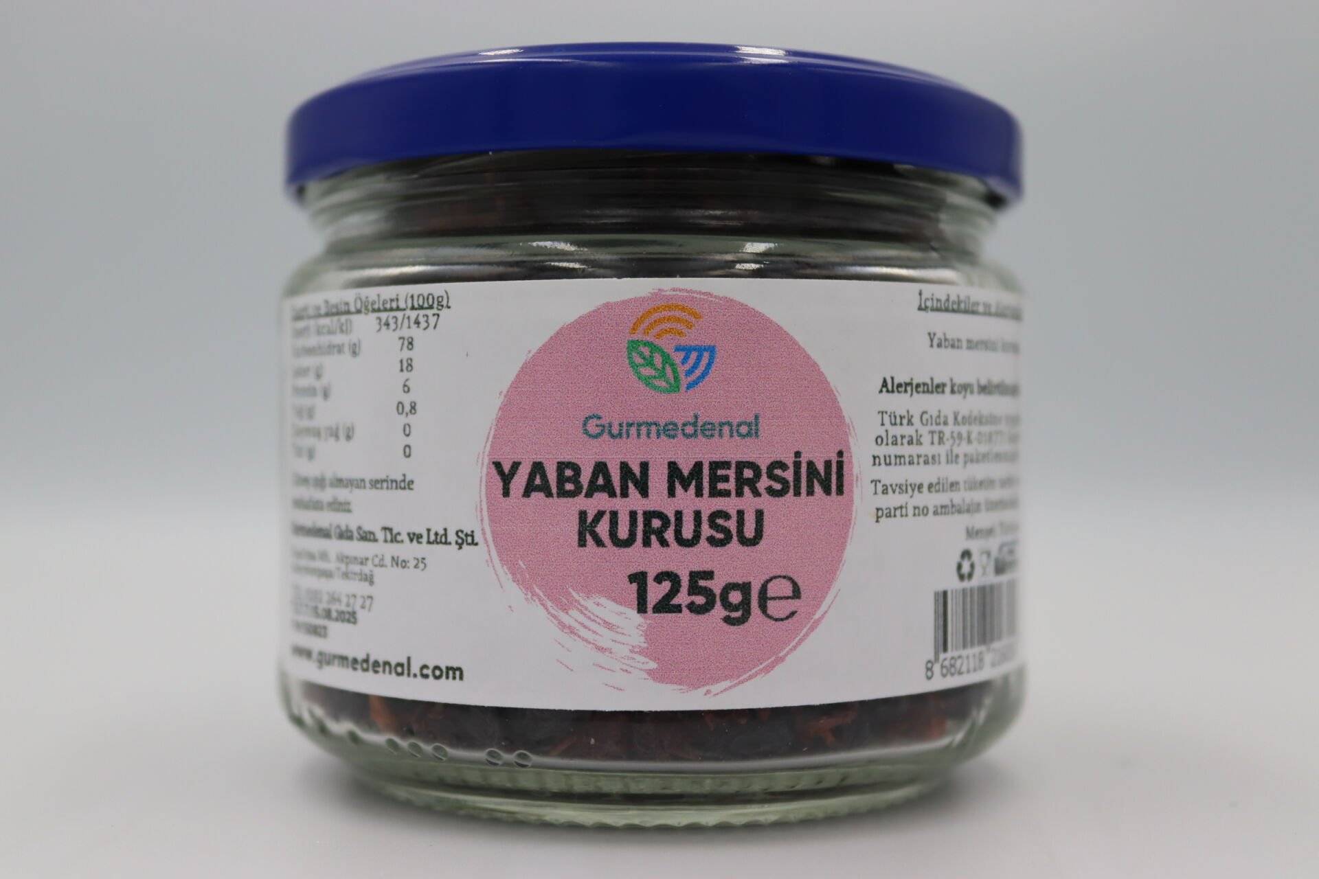 Yaban Mersini 125g (Doğal Kurutma)