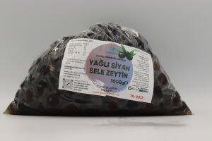 Yağlı Siyah Sele Zeytin (A Kalite) KG