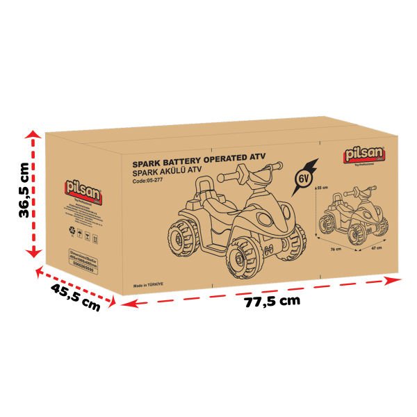 Spark 6V Akülü Atv