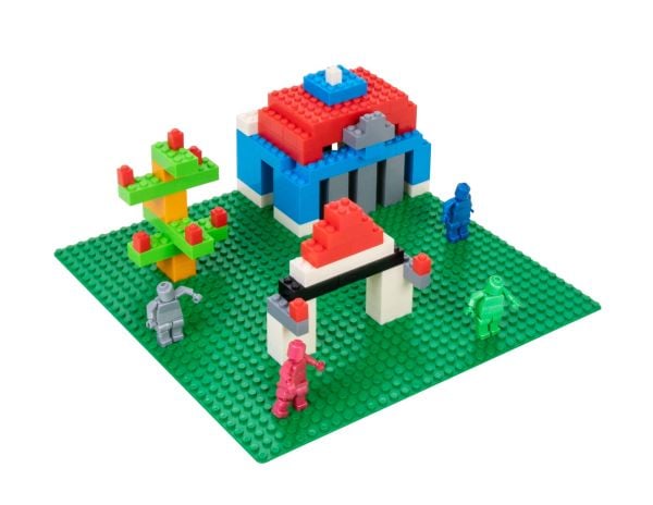 Akrobat Adamlı Micro Bloklar (341 Parça)