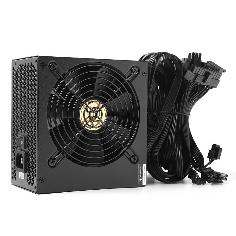 HIGH POWER 800W 80+ GOLD 12cm FANLI POWER SUPPLY AKTIF PFC HP1-J800GD-F12S