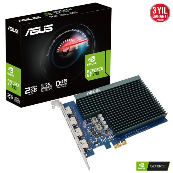 ASUS GT730-4H-SL-2GD5 GT730 2GB GDDR5 64Bit 4xHDMI 16X