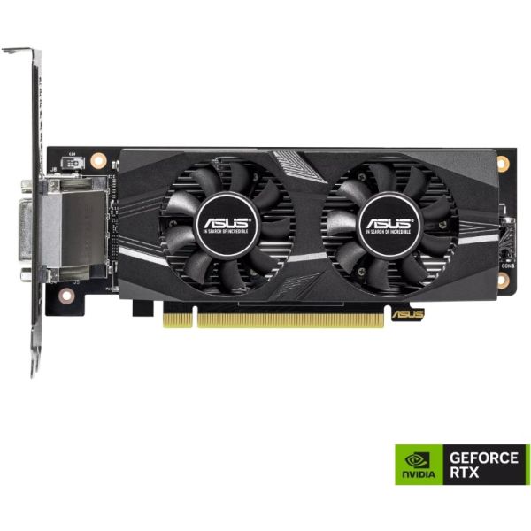 ASUS RTX3050-O6G-LP-BRK RTX3050 8GB GDDR6 128Bit DVI/DP/HDMI PCI-E 4.0