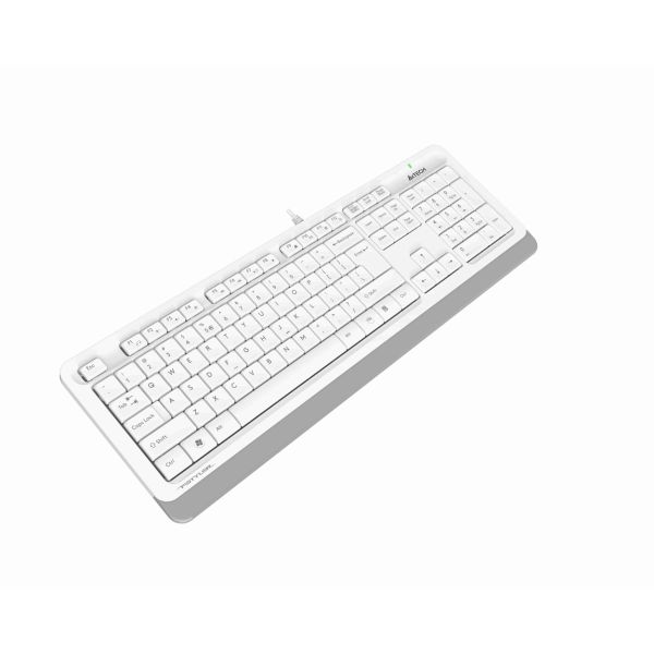 A4 TECH FK10 TR USB MULTIMEDIA WHITE Q KEYBOARD