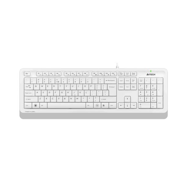 A4 TECH FK10 TR USB MULTIMEDIA WHITE Q KEYBOARD