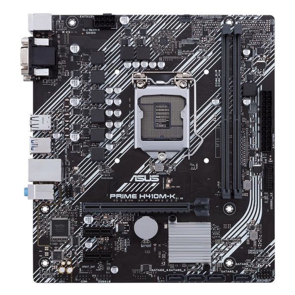 ASUS PRIME H410M-K R2.0 H410 2xDDR4 1xHDMI/1xDVI-D 1xM.2 1200Pin ANAKART