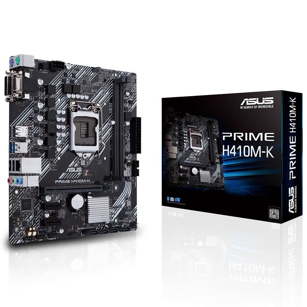 ASUS PRIME H410M-K R2.0 H410 2xDDR4 1xHDMI/1xDVI-D 1xM.2 1200Pin ANAKART