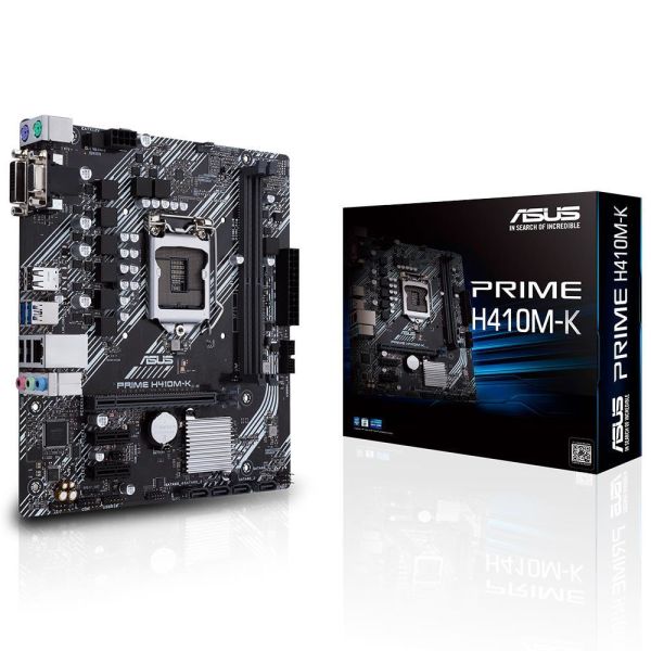 ASUS PRIME H410M-K R2.0 H410 2xDDR4 1xHDMI/1xDVI-D 1xM.2 1200Pin ANAKART