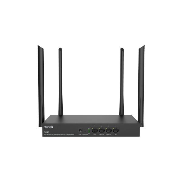 TENDA W18E AC1200 4 PORT GIGABIT 4 ANTEN DUALBAND HOTSPOT ROUTER