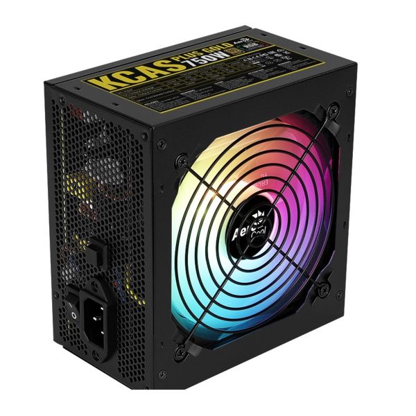 AEROCOOL KCAS PLUS 750W 80+ GOLD RGB LED POWER SUPPLY AE-KCASP750RGB