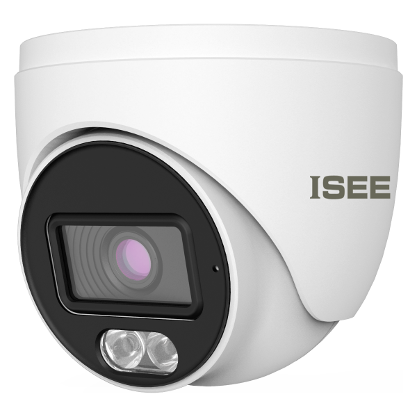 ISEE KAMERA ISA-7524TE3S AHD 2MP, 2.8MM, 7/24 FULL COLOR, DOME, 4IN1, 20MT GECE GÖRÜŞ, PLASTİK+ METAL KASA