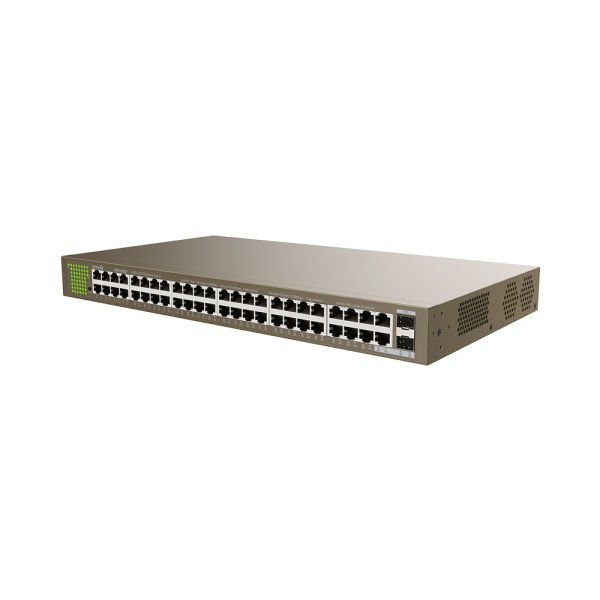 TENDA TEG1050F 48 PORT 10/100/1000 2 X SFP YONETILEMEZ RACK MOUNT SWITCH