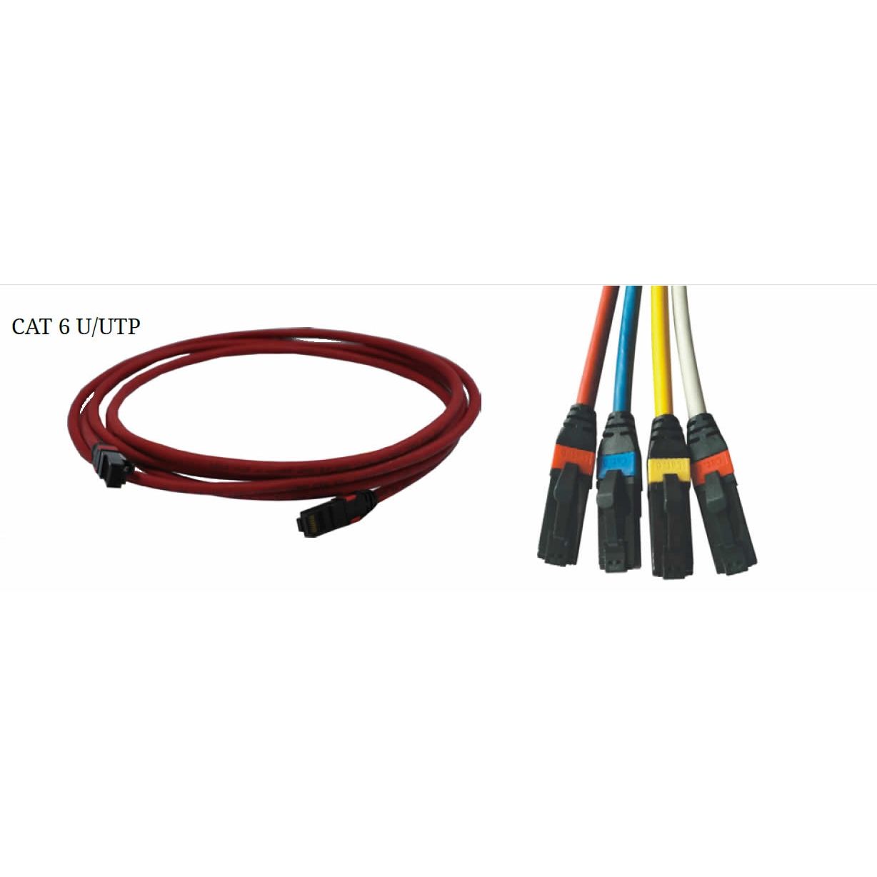 ПАТЧ-КОРД ERAT 1MT UTP CAT6 LSOH КРАСНЫЙ 24 AWG