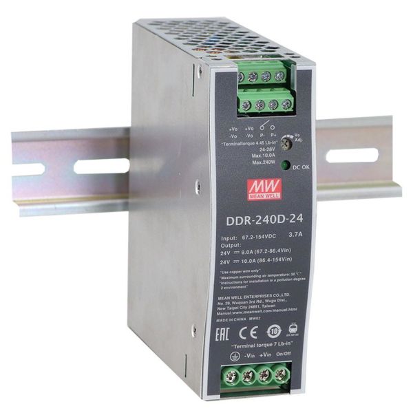 DDR-240B-24  16.8-33.6DC IN  24V OUT -10A