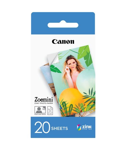 CANON ZINK PAPER ZP-2030/20 SHEETS EXP HB