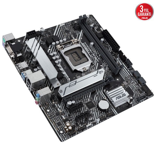 ASUS PRIME H510M-A H510 2xDDR4 1XHDMI/1XVGA/1XDP 1xGLAN 1xM.2 1200Pin ANAKART
