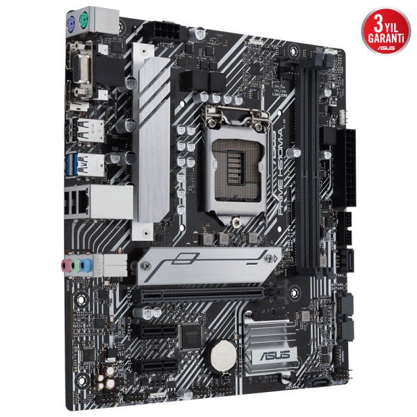 ASUS PRIME H510M-A H510 2xDDR4 1XHDMI/1XVGA/1XDP 1xGLAN 1xM.2 1200Pin ANAKART