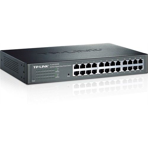 TP-LINK TL-SG1024DE 24 PORT 10/100/1000 YONETILEMEZ RACK MOUNT SWITCH