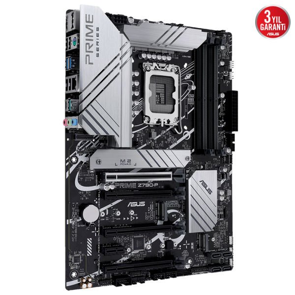 ASUS PRIME Z790-P INTEL Z790 LGA1700 4xDDR5 7200MHZ 1xDP 1xHDMI 3xM2 USB3.2 AURA RGB 2.5GBİT LAN ATX ASUS 5X PROTECTION III ARMOURY CRATE AI SUİTE 3