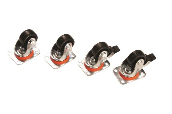 ZE-DTKR01 Dikili Tip Tekerlek Takımı (1 set = 4 adet, 2 adet Frenli, 2 adet Frensiz)