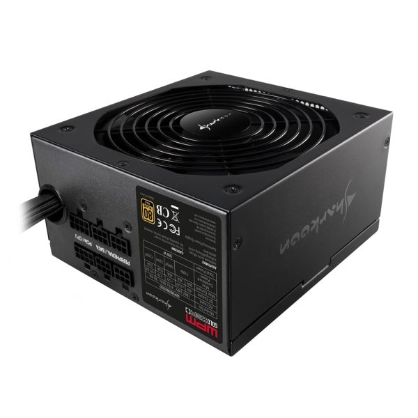 SHARKOON WPM-GOLDZERO-750W 750W 80+ GOLD 14CM FAN POWER SUPPLY