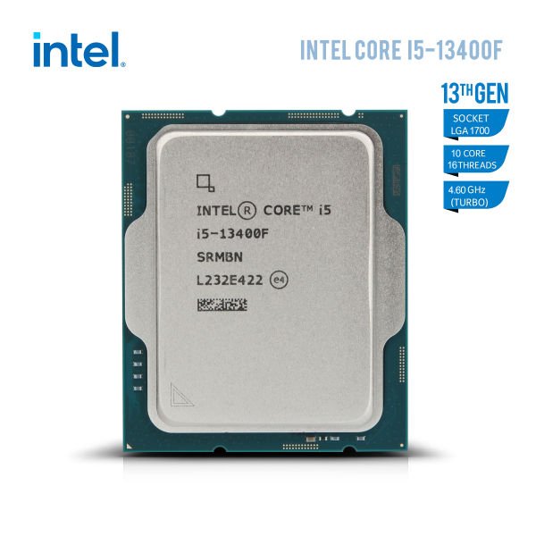 INTEL RAPTOR LAKE I5-13400F 2.50GHz 20MB 1700p TRAY İŞLEMCİ