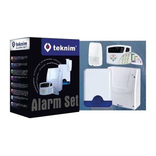 TEKNIM VAP-404PT KABLOLU PSTN'Lİ ALARM PANELİ 4+4 ZONLU