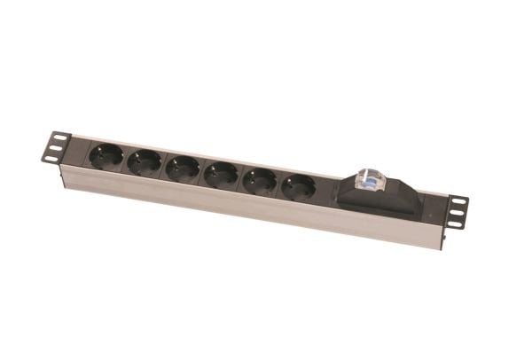 ZE-STD-TS06-AL 1U, 6'lı Grup Priz