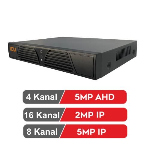 BEYLERBEYİ IC HD 5MN4-1XM 4 KANAL 4xSES 1xVGA 1xHDMI 5MP DESTEKLİ XVR KAYIT CİHAZI (XMEYE)