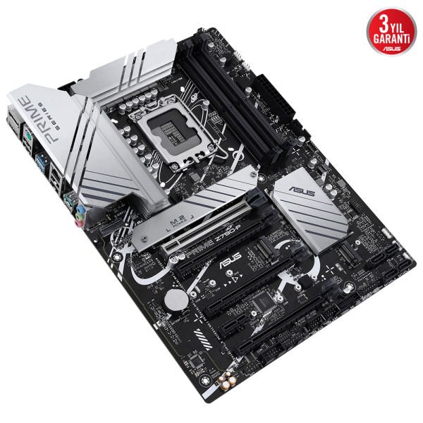 ASUS MB PRIME Z790-P-CSM INTEL Z790 LGA1700 4xDDR5 7200(OC) 1xDP 1xHDMI 3xM2 USB3.2 AURA RGB 2.5GBİT LAN ATX PCIE5.0