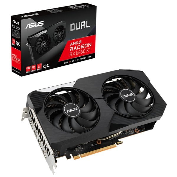ASUS RADEON DUAL-RX6650XT-O8G 8GB GDDR6 128bit OC HDMI 3xDP EKRAN KARTI