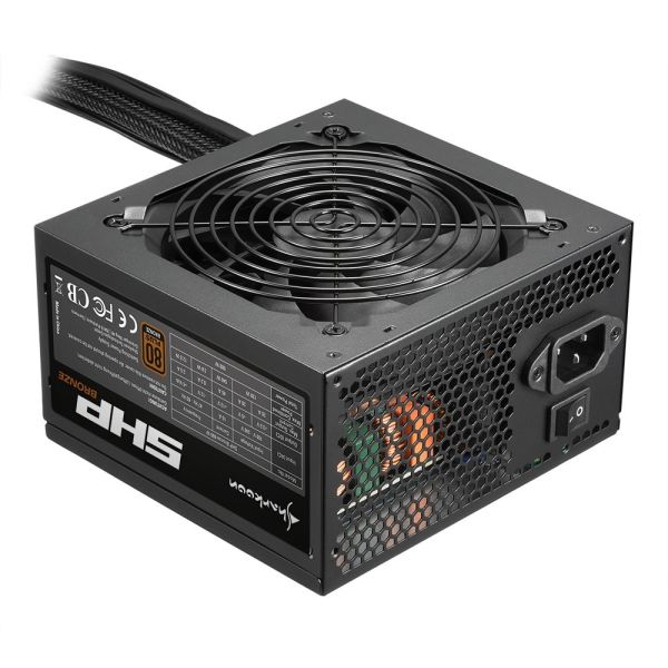 SHARKOON SHP-BRONZE-600W 600W 80+ BR 12CM FAN POWER SUPPLY