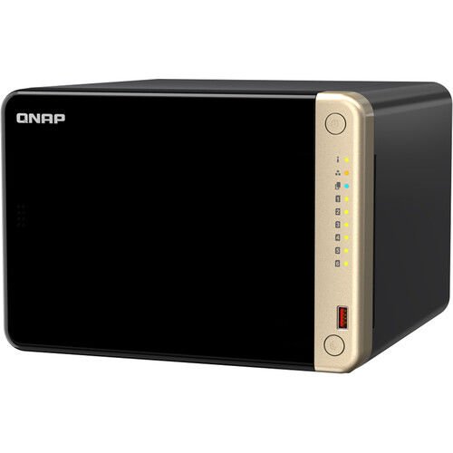 QNAP TURBONAS TS-664-8G 8GB 6 BAY 2x2.5GLAN NAS DEPOLAMA ÜNİTESİ