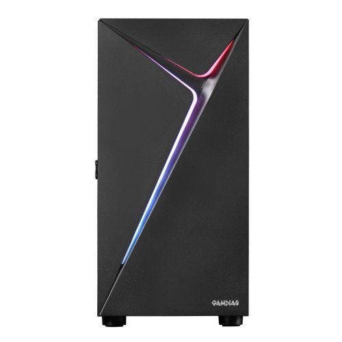 GAMDIAS ARGUS E4 ELITE 500W ARGB TEMPERED GLASS USB 3.0 SİYAH GAMING KASA