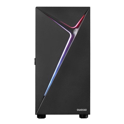 GAMDIAS ARGUS E4 ELITE 500W ARGB TEMPERED GLASS USB 3.0 SİYAH GAMING KASA