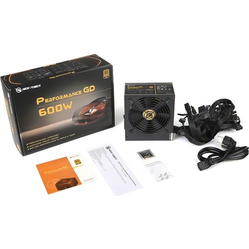 HIGH POWER HP1-J600GD-F12S 600W 80+ GOLD 12cm FANLI POWER SUPPLY PERFORMANCE GD