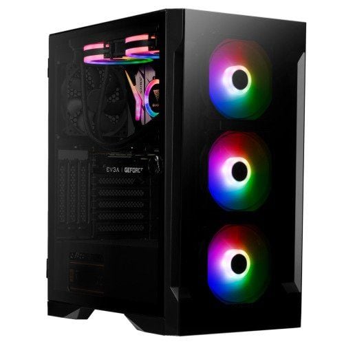 GAMDIAS TALOS E2 ELITE 600W  ARGB TEMPERED GLASS USB 3.0 SİYAH GAMING KASA