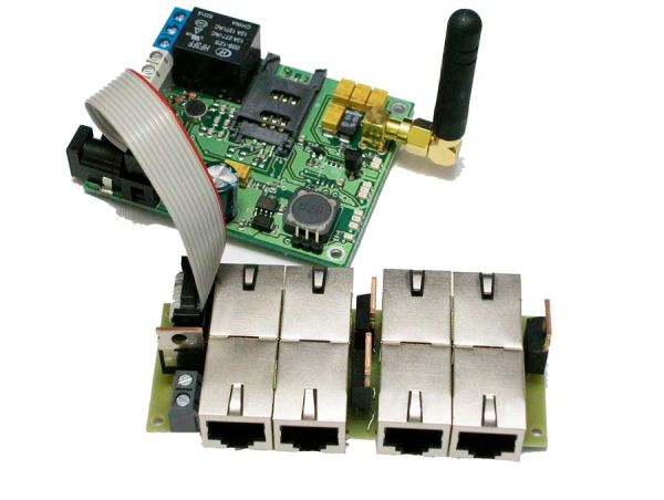 LAN GSM  EK POE  Modülü