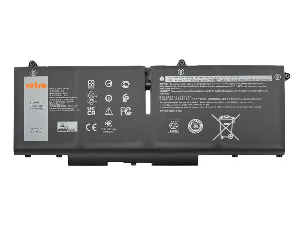 RETRO Dell Latitude 5530, 07KRV Notebook Bataryası - Ver.1 - 4 Cell