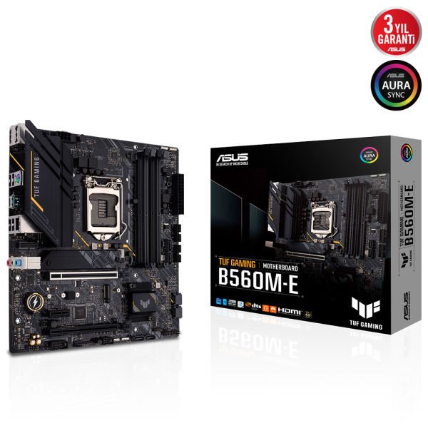 ASUS TUF GAMING B560M-E 4xDDR4 1xGLAN TYPE-C 2xM.2 1200Pin ANAKART