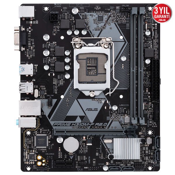 ASUS PRIME H310M-F R2.0 2xDDR4 VGA 1xGLAN USB 3.1 1151v2 PIN ANAKART