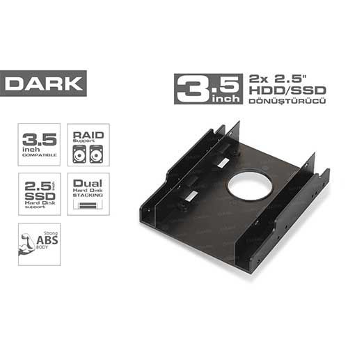 DARK STOREX DK-AC-DA35X25 2.5'' SSD TO 3.5'' HDD KASA İÇİ MONTAJ KİTİ