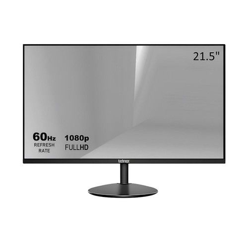 TECHNOPC TPL22V-Y 21.5'' 6.5MS 1920x1080 VGA/HDMI VESA 60HZ SİYAH LED MONITOR
