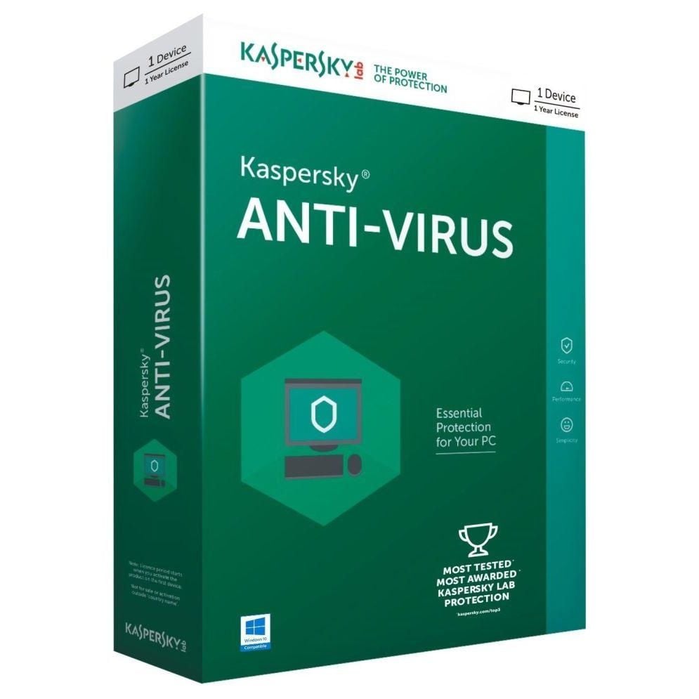 KASPERSKY ANTIVIRUS KUTU 2 KULLANICI 1 YIL