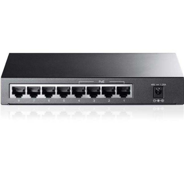 TP-LINK TL-SF1008P 8 PORT 10/100 4PORT POE 57W  DESKTOP SWITCH